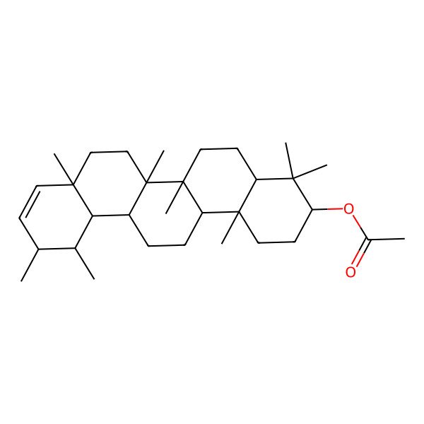 2D Structure of phi-Taraxasteryl acetate