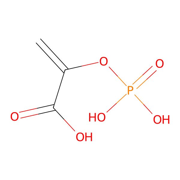2D Structure of Phosphoenolpyruvate