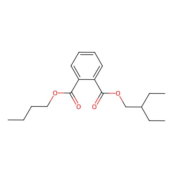2D Structure of Phthalic acid, butyl 2-ethylbutyl ester 2D Structure of Phthalic acid, butyl 2-ethylbutyl ester