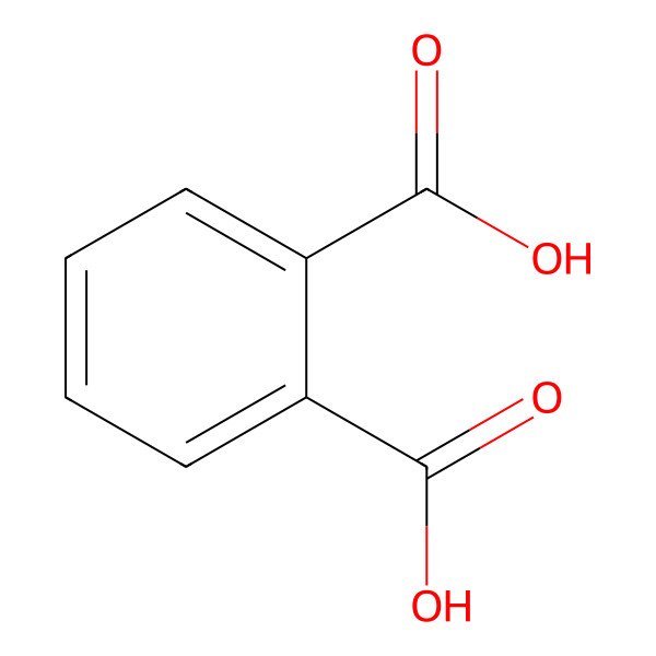 2D Structure of Phthalic Acid-d4