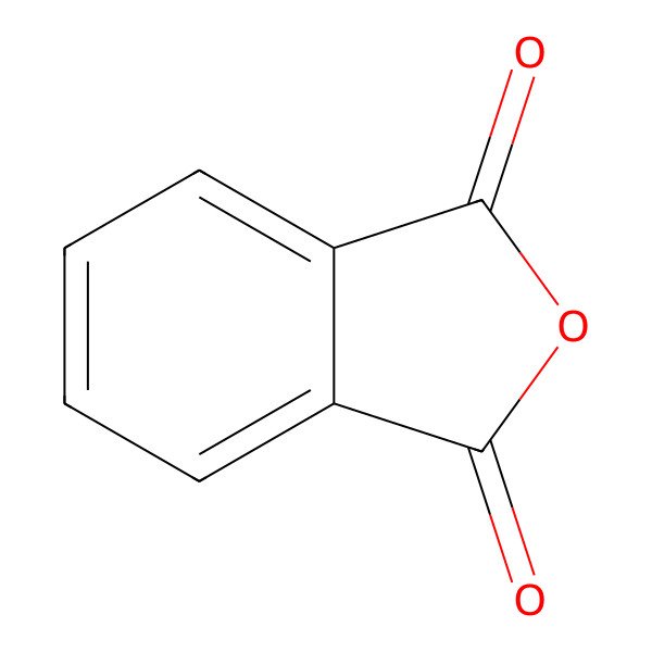 2D Structure of Phthalic anhydride