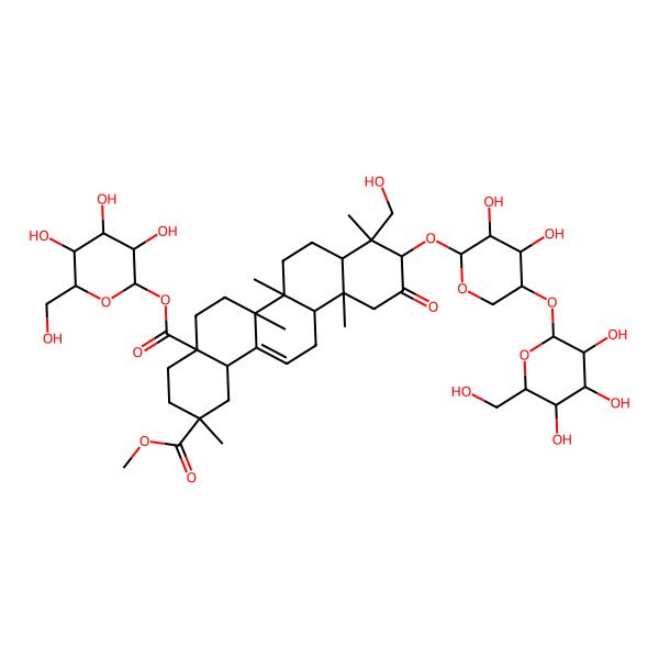 2D Structure of Phytolaccasaponin N-4