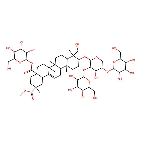 2D Structure of Phytolaccasaponin N-5