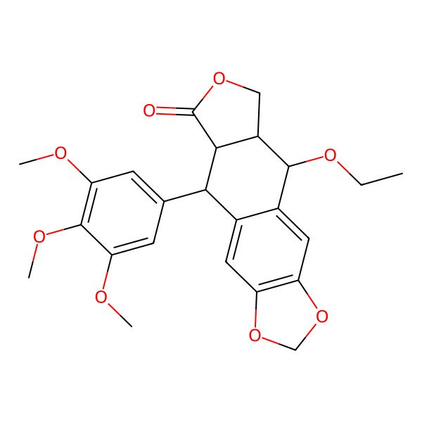 2D Structure of Picropodophyllin-1-ethyl ether 2D Structure of Picropodophyllin-1-ethyl ether