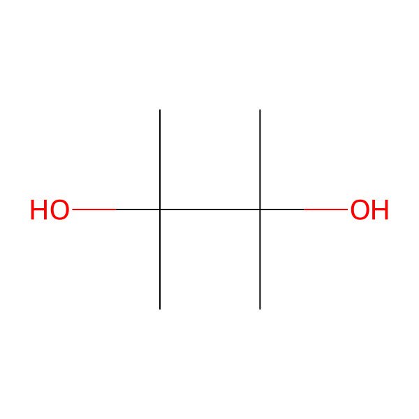 2D Structure of Pinacol 2D Structure of Pinacol