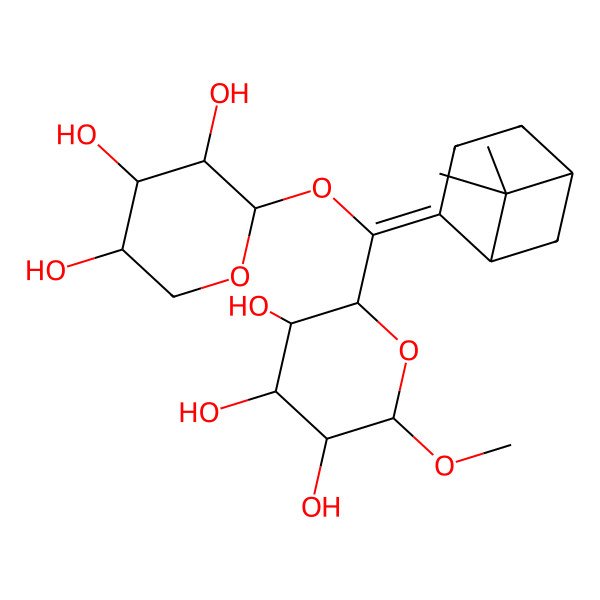 2D Structure of Pinen-10-yl vicianoside