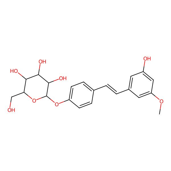 2D Structure of Pinostilbenoside