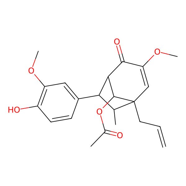 2D Structure of Piperbetol