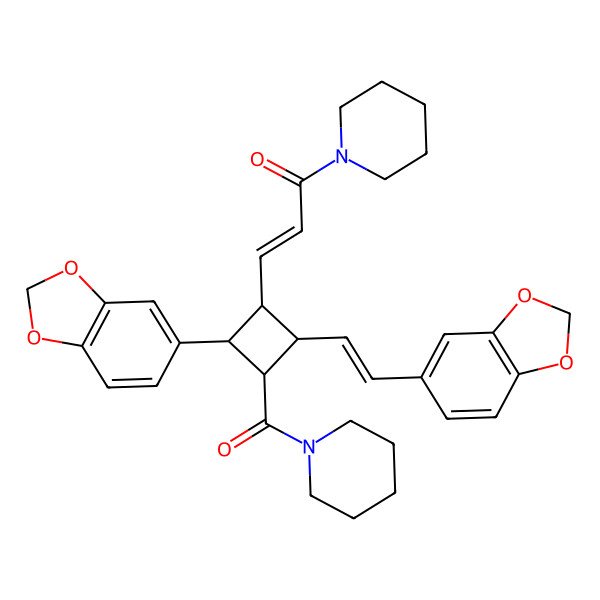 2D Structure of Pipercyclobutanamide A(rel)