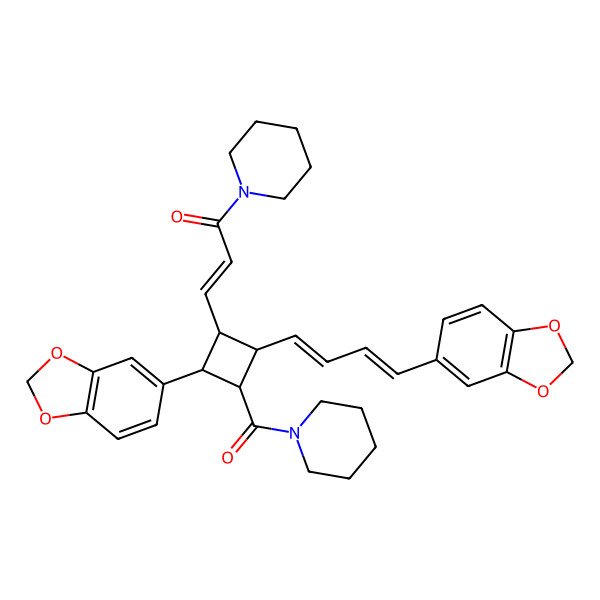 2D Structure of Pipercyclobutanamide B