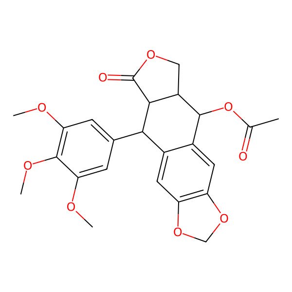 2D Structure of Podophyllotoxin acetate