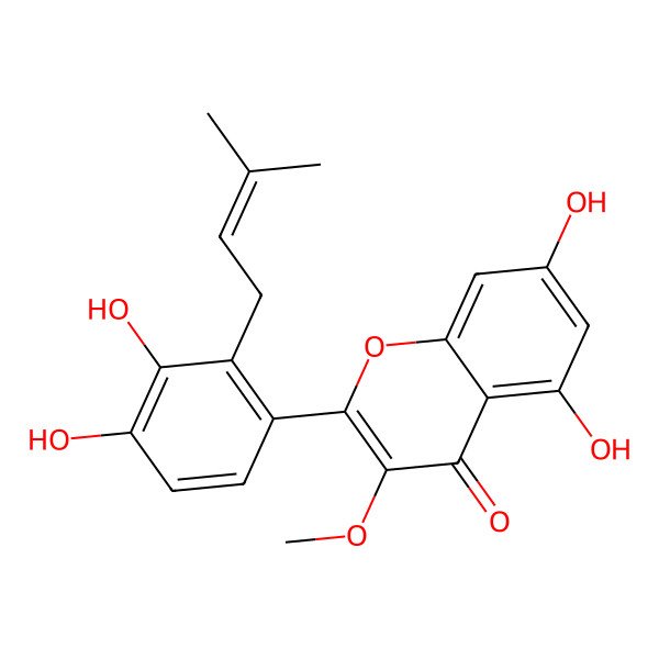 2D Structure of Podoverine A