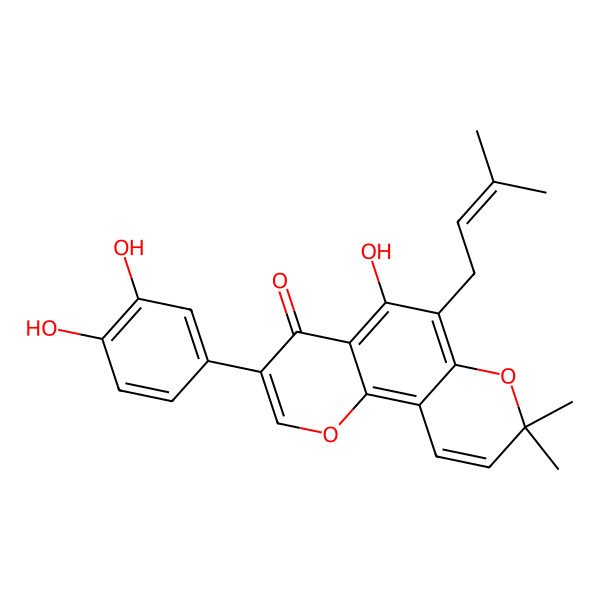 2D Structure of Pomiferin