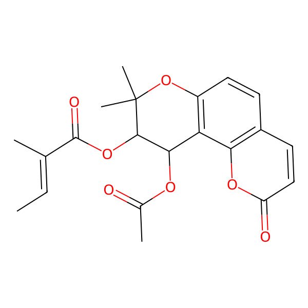 2D Structure of Praeruptorin A