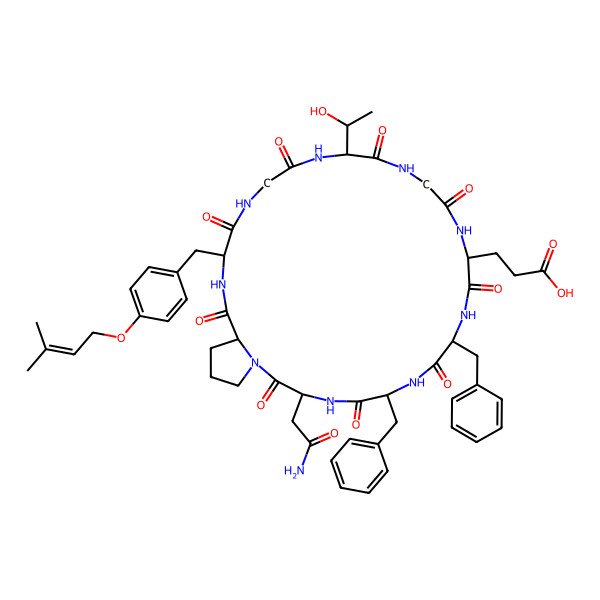 2D Structure of Prenylagaramide A