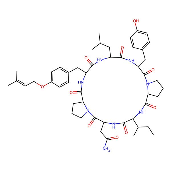 2D Structure of Prenylagaramide B
