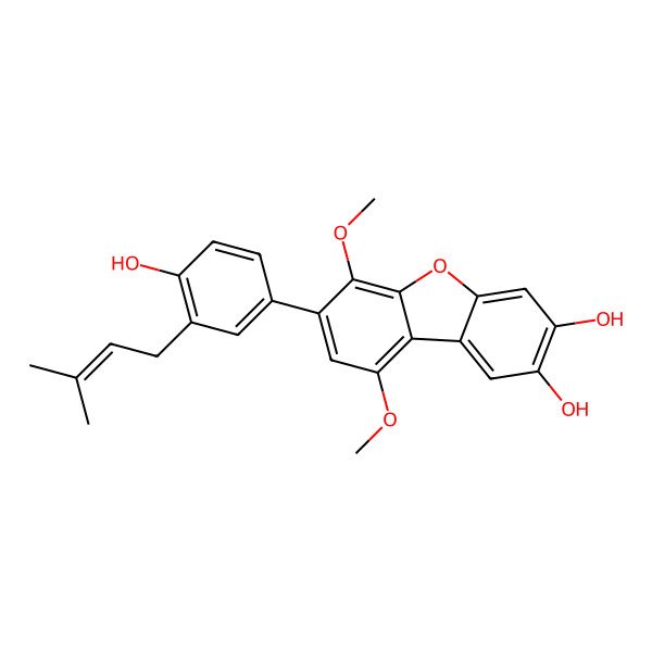 2D Structure of Prenylcandidusin A