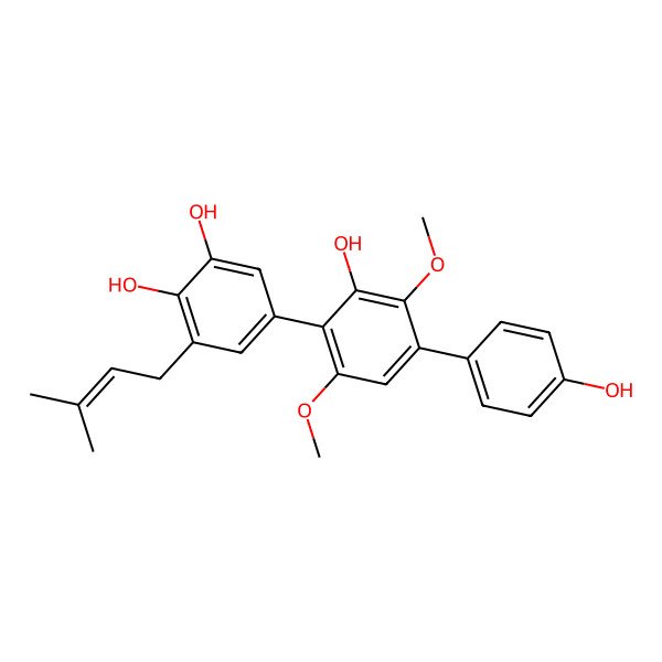 2D Structure of Prenylterphenyllin C