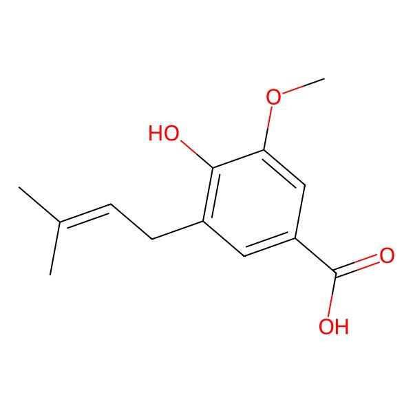 2D Structure of Proglobeflowery acid