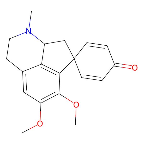 2D Structure of Pronuciferine, (-)-