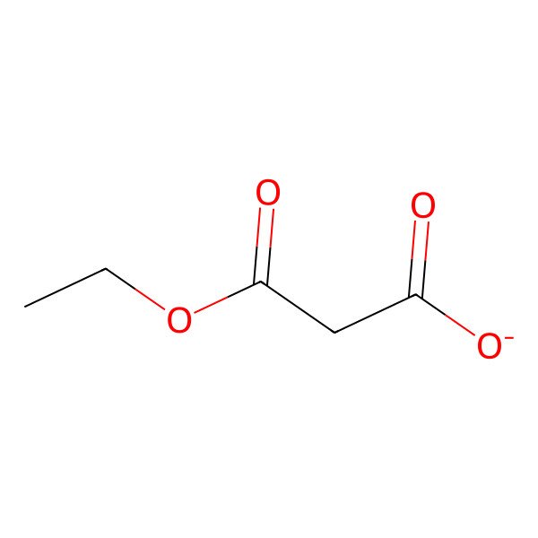 2D Structure of Propanedioic acid, monoethyl ester 2D Structure of Propanedioic acid, monoethyl ester