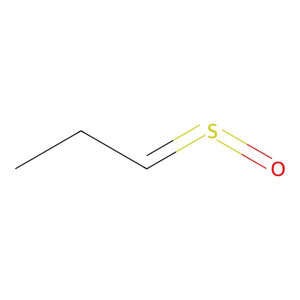 2D Structure of Propanethial S-oxide, (1Z)-