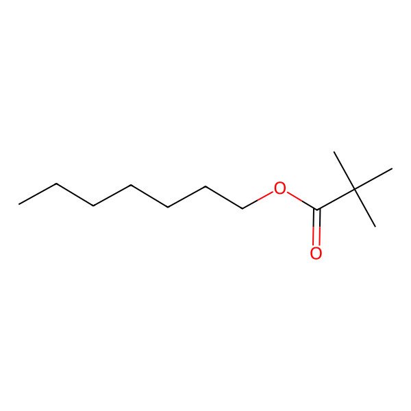 2D Structure of Propanoic acid, 2,2-dimethyl-, heptyl ester 2D Structure of Propanoic acid, 2,2-dimethyl-, heptyl ester