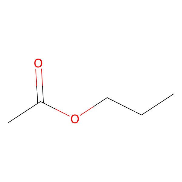 2D Structure of Propyl acetate