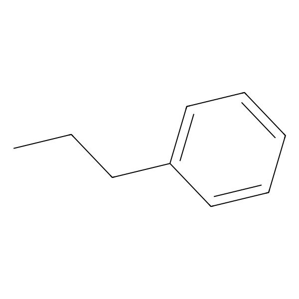 2D Structure of Propylbenzene