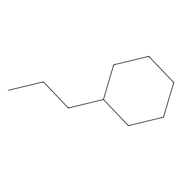 2D Structure of Propylcyclohexane