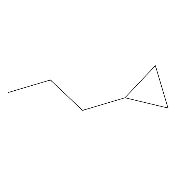 2D Structure of Propylcyclopropane