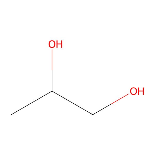 2D Structure of Propylene Glycol