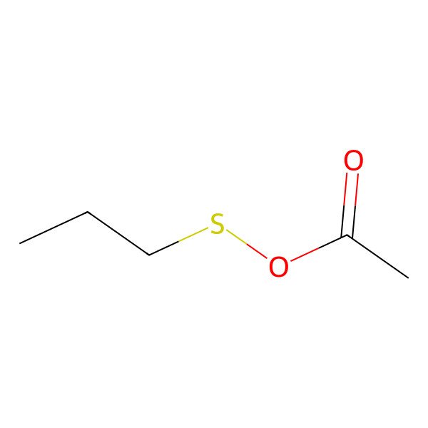 2D Structure of Propylsulfanyl acetate