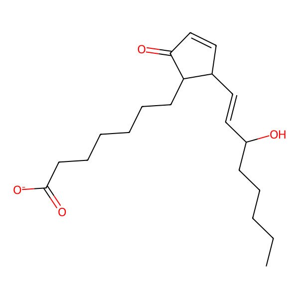 2D Structure of prostaglandin A1(1-)