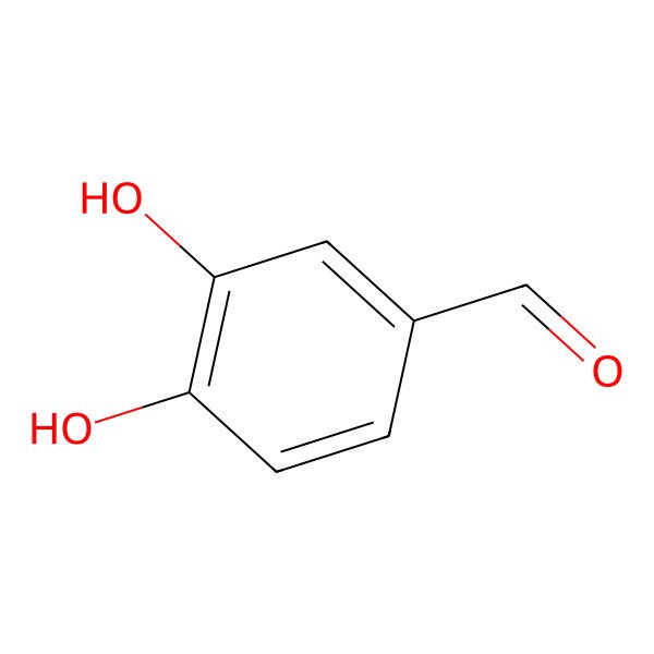 2D Structure of Protocatechualdehyde