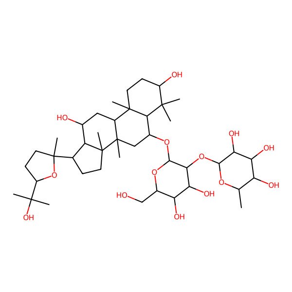 2D Structure of pseudo-ginsenoside F11 2D Structure of pseudo-ginsenoside F11