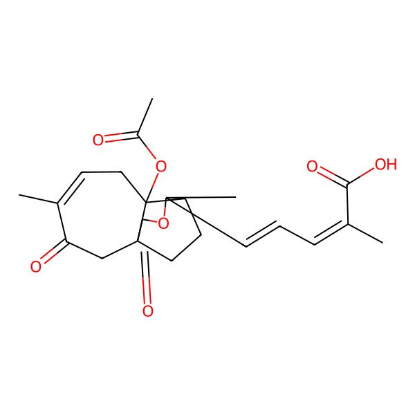 2D Structure of Pseudolaric acid F