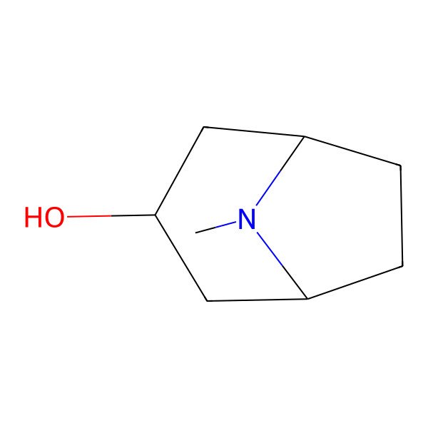 2D Structure of Pseudotropine