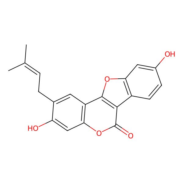 2D Structure of Psoralidin