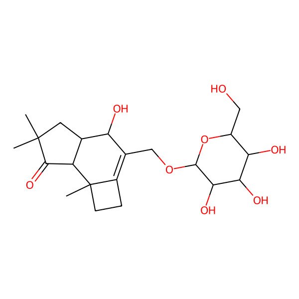2D Structure of Pteridanoside