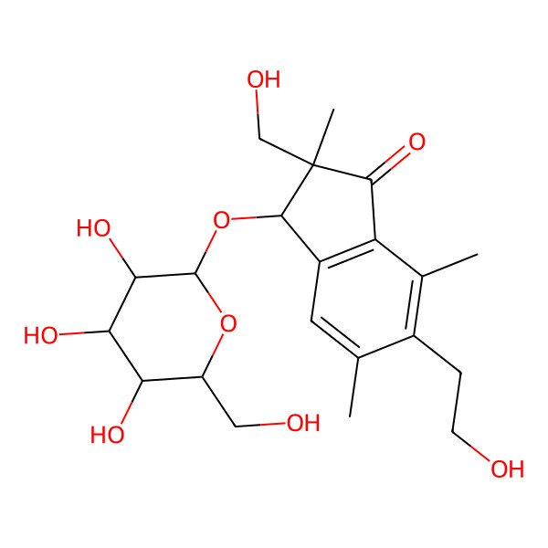 2D Structure of Pterosin L 3-glucoside