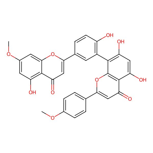 2D Structure of Podocarpusflavone B 2D Structure of Podocarpusflavone B