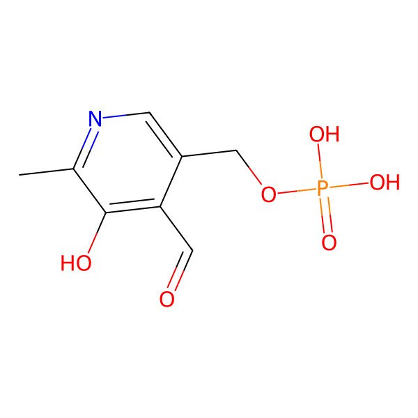 2D Structure of Pyridoxal phosphate