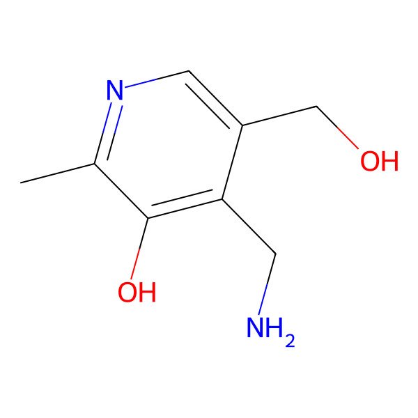 2D Structure of Pyridoxamine