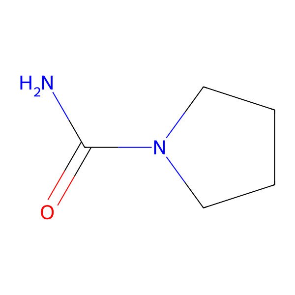 2D Structure of Pyrrolidine-1-carboxamide