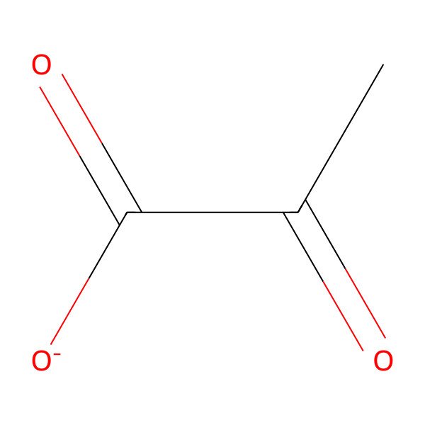 2D Structure of Pyruvate