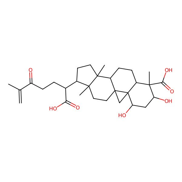 2D Structure of quadrangularic acid H 2D Structure of quadrangularic acid H