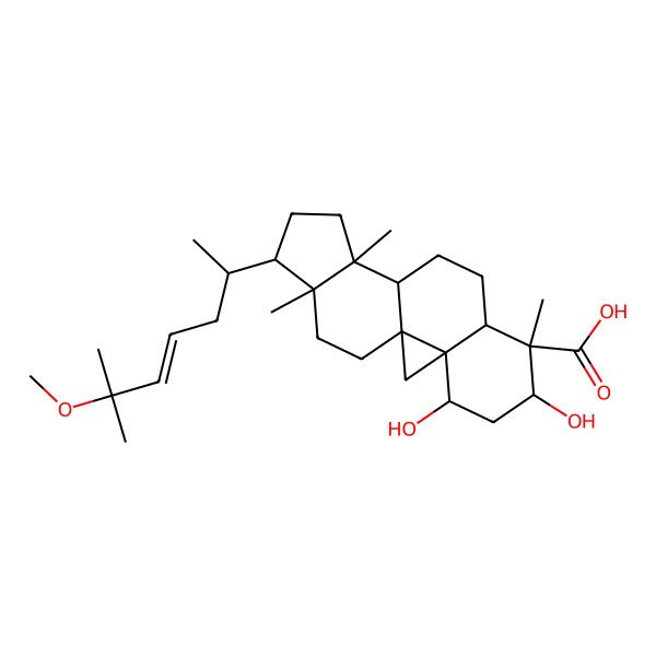 2D Structure of quadrangularic acid J 2D Structure of quadrangularic acid J