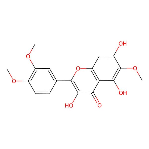 2D Structure of Quercetagetin 6,3',4'-trimethyl ether 2D Structure of Quercetagetin 6,3',4'-trimethyl ether