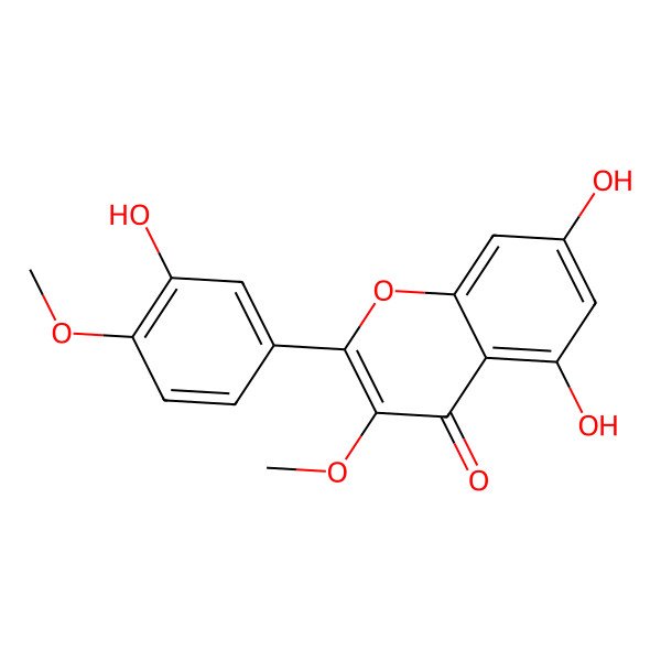 2D Structure of Quercetin 3,4'-dimethyl ether